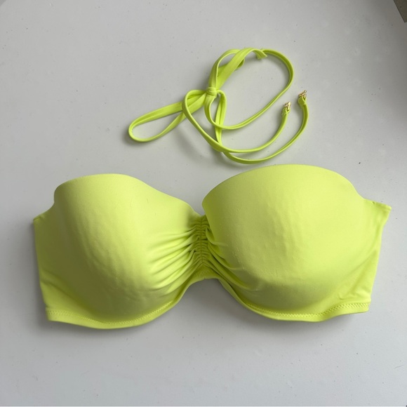 Victoria's Secret Neon Yellow Bikini Top | 36DD - Picture 1 of 3